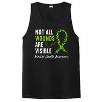 Not All Wounds Are Visible Mental Health Awareness Ribbon PosiCharge Competitor Tank