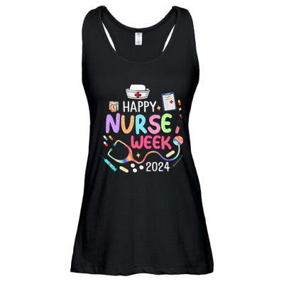 Nurse Appreciation Week Happy National Nurses Week 2024 Ladies Essential Flowy Tank