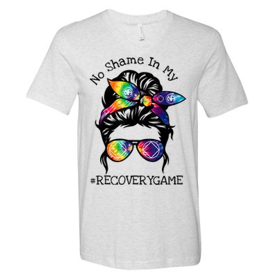 Narcotics Anonymous Womens Sobriety Gifts AA NA V-Neck T-Shirt