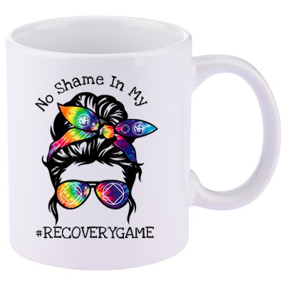 Narcotics Anonymous Womens Sobriety Gifts AA NA 11oz C Handle Ceramic Mug