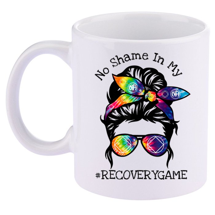 Narcotics Anonymous Womens Sobriety Gifts AA NA 11oz C Handle Ceramic Mug
