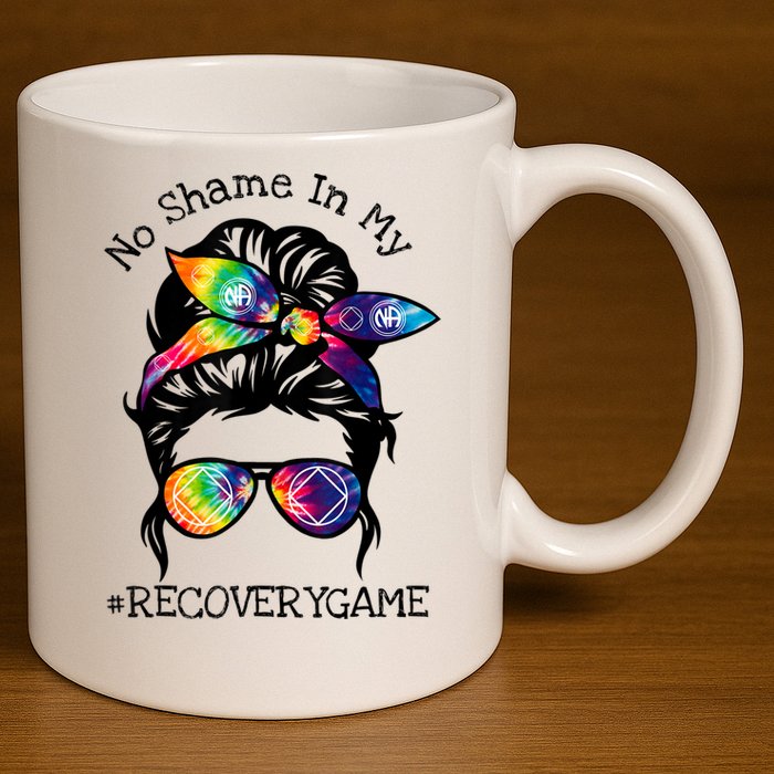 Narcotics Anonymous Womens Sobriety Gifts AA NA 11oz C Handle Ceramic Mug