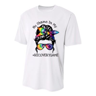 Narcotics Anonymous Womens Sobriety Gifts AA NA Youth Performance Sprint T-Shirt