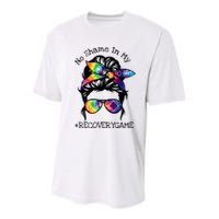 Narcotics Anonymous Womens Sobriety Gifts AA NA Youth Performance Sprint T-Shirt
