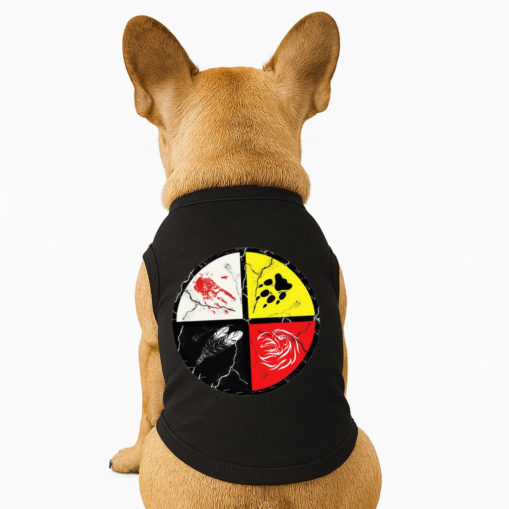 Native American Words Of The Medicine Wheel 1 Doggie Tank