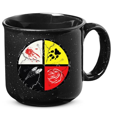 Native American Words Of The Medicine Wheel 1 15oz Campfire Ceramic Mug