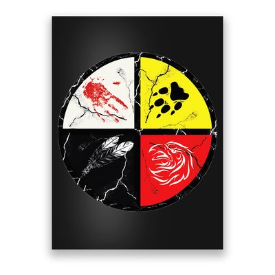 Native American Words Of The Medicine Wheel 1 Poster
