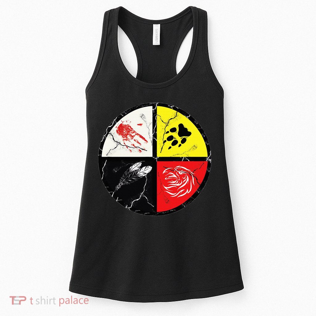 Native American Words Of The Medicine Wheel 1 Womens Tank Top