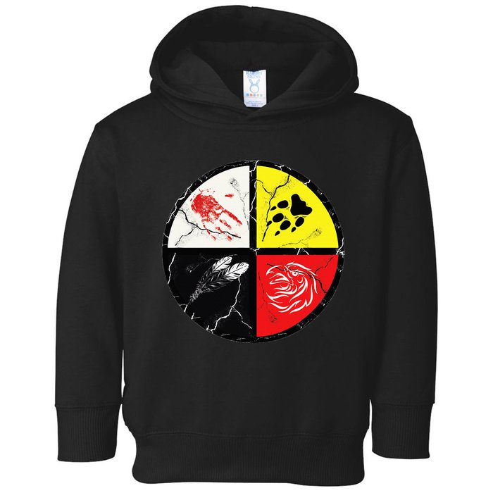 Native American Words Of The Medicine Wheel 1 Toddler Hoodie