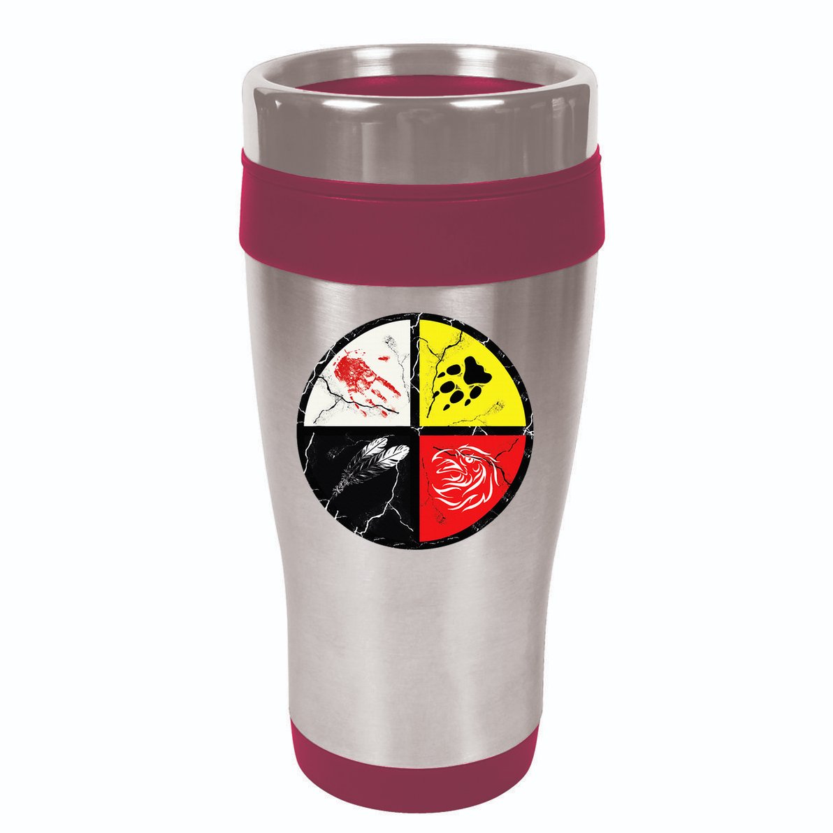 Native American Words Of The Medicine Wheel 1 16oz Travel Tumbler