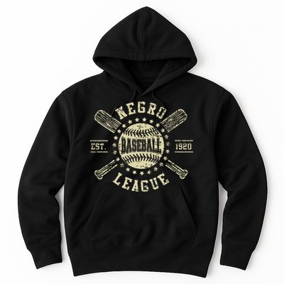 Negro Baseball 1920 League Vintage Hoodie