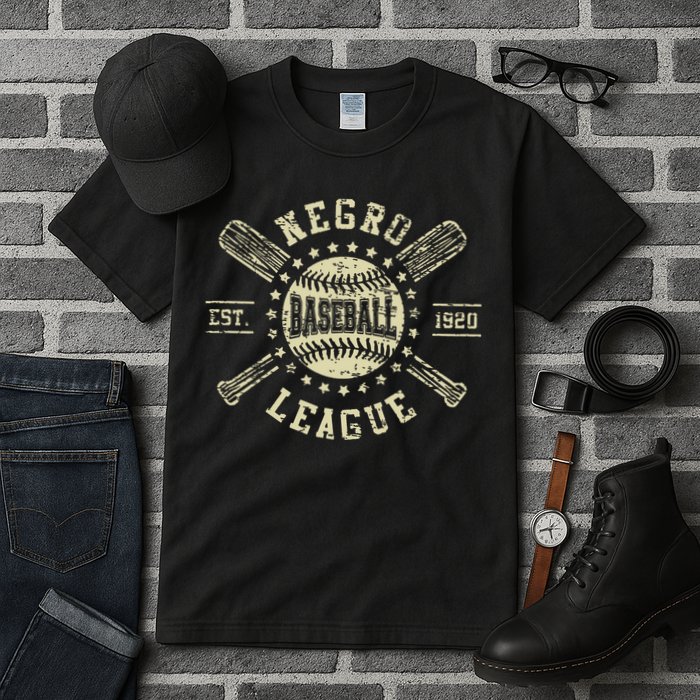 Negro Baseball 1920 League Vintage Tall T-Shirt