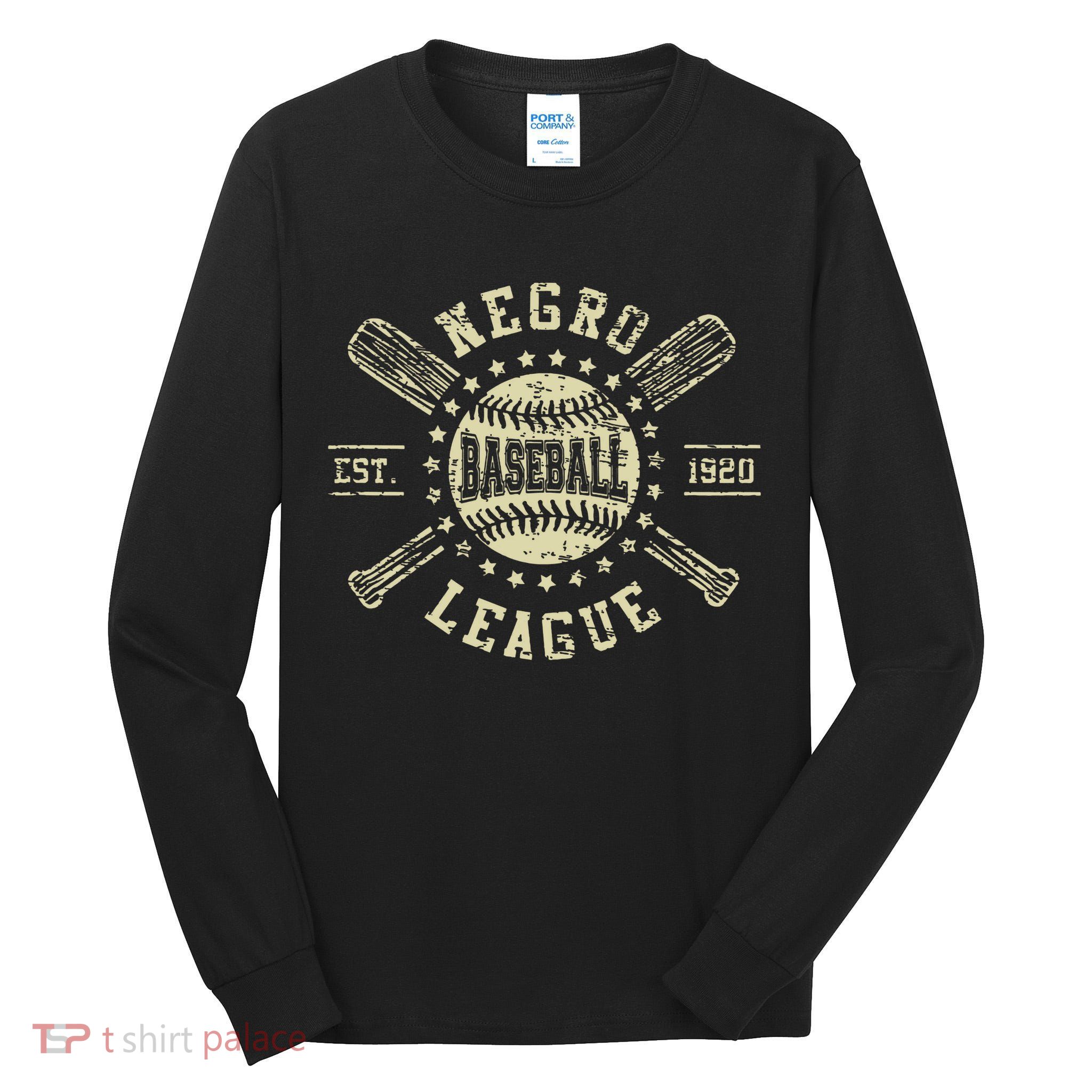 Negro Baseball 1920 League Vintage Tall Long Sleeve T-Shirt