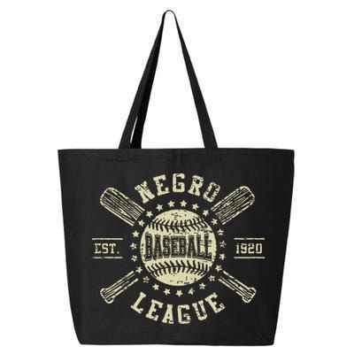 Negro Baseball 1920 League Vintage 25L Jumbo Tote