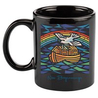 New Beginnings 1955 Noahs Ark Dove Of Peace Rainbow Art 11oz C Handle Ceramic Mug