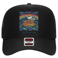 New Beginnings 1955 Noahs Ark Dove Of Peace Rainbow Art Hat