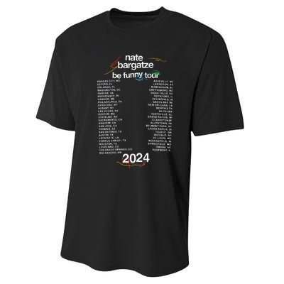 Nate Bargatze 2024 Performance Sprint T-Shirt