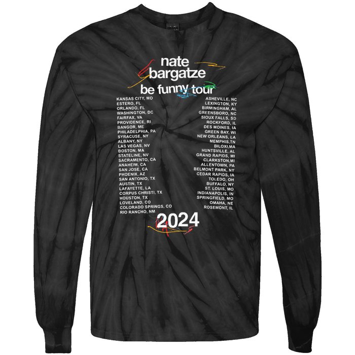 Nate Bargatze 2024 Tie-Dye Long Sleeve Shirt