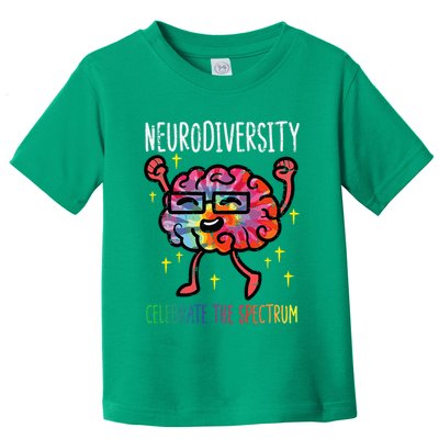 Neurodiversity Brain Autism Awareness Asd Adhd Toddler T-Shirt