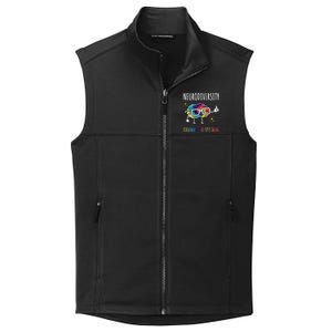 Neurodiversity Brain Autism Awareness Celebrate The Spectrum Collective Smooth Fleece Vest