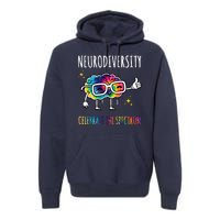 Neurodiversity Brain Autism Awareness Celebrate The Spectrum Premium Hoodie