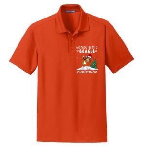 Nothing Butt A Beagle Dog Christmas Santa Hat Funny Xmas Gift Dry Zone Grid Polo