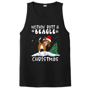 Nothing Butt A Beagle Dog Christmas Santa Hat Funny Xmas Gift PosiCharge Competitor Tank