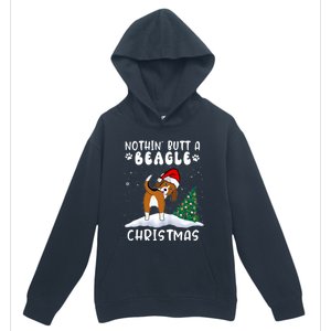 Nothing Butt A Beagle Dog Christmas Santa Hat Funny Xmas Gift Urban Pullover Hoodie