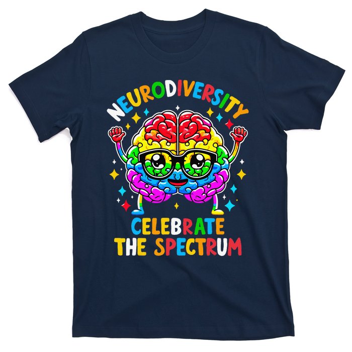 Neurodiversity Brain Autism Awareness T-Shirt