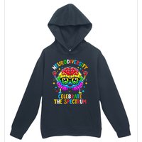 Neurodiversity Brain Autism Awareness Urban Pullover Hoodie