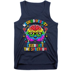 Neurodiversity Brain Autism Awareness Tank Top