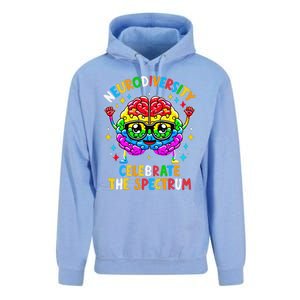 Neurodiversity Brain Autism Awareness Unisex Surf Hoodie