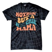 Nothin But A Hoochie Mama Retro Wavy Groovy Vintage Tie-Dye T-Shirt