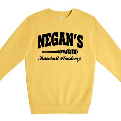 Negans Baseball Academy Premium Crewneck Sweatshirt