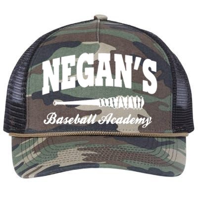 Negans Baseball Academy Retro Rope Trucker Hat Cap