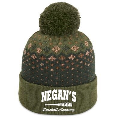 Negans Baseball Academy The Baniff Cuffed Pom Beanie