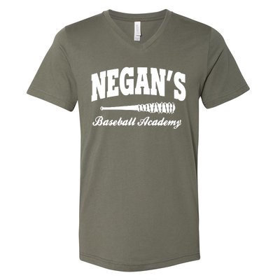 Negans Baseball Academy V-Neck T-Shirt