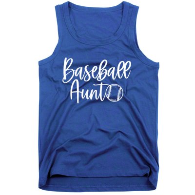 Novelty Baseball Aunt Pocket Baseball Aunt Game Day Vibes Funny Gift Tank Top