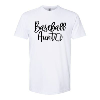 Novelty Baseball Aunt Pocket Baseball Aunt Game Day Vibes Funny Gift Softstyle® CVC T-Shirt