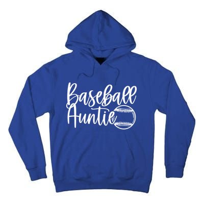 Novelty Baseball Auntie Pocket Baseball Auntie Game Day Gift Tall Hoodie