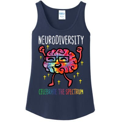 Neurodiversity Brain Autism Awareness Asd Adhd Ladies Essential Tank