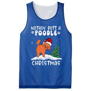 Nothing Butt A Poodle Dog Christmas Funny Xmas Cute Gift Mesh Reversible Basketball Jersey Tank