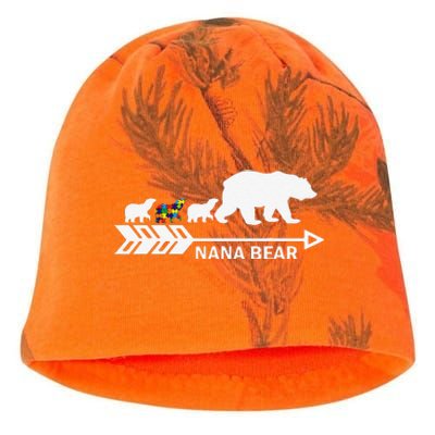 Nana Bear Autism Awareness Autism Nana Tees Kati - Camo Knit Beanie