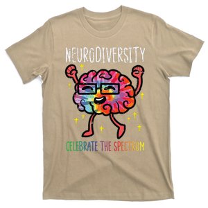 Neurodiversity Brain Autism Awareness ASD ADHD Women T-Shirt