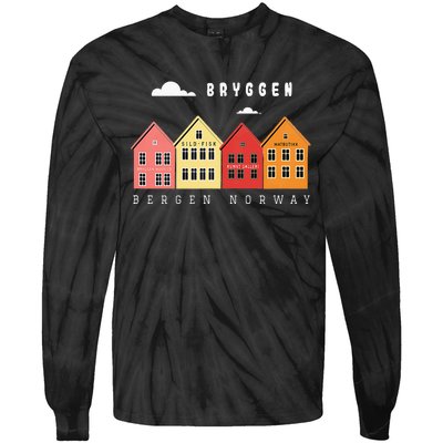 Norway Bergen Bryggen XO4U Original Tie-Dye Long Sleeve Shirt