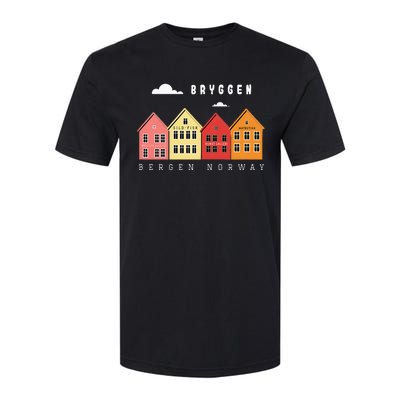 Norway Bergen Bryggen XO4U Original Softstyle® CVC T-Shirt