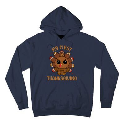 New Born Baby My First Thanksgiving Cute Tall Hoodie