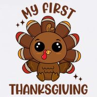 New Born Baby My First Thanksgiving Cute Apron