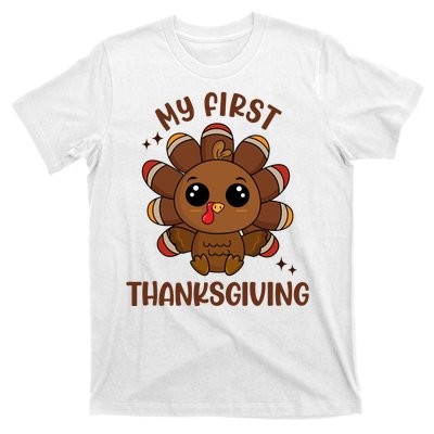 New Born Baby My First Thanksgiving Cute T-Shirt