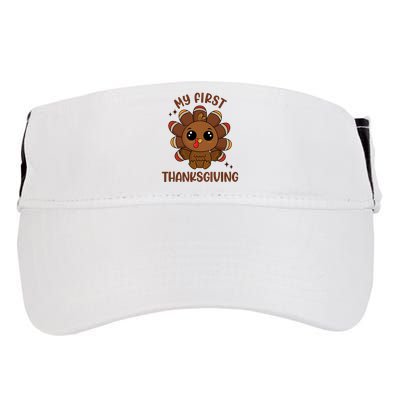 New Born Baby My First Thanksgiving Cute Adult Drive Performance Visor